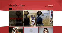 Desktop Screenshot of headmastersfamilyhairstyling.com